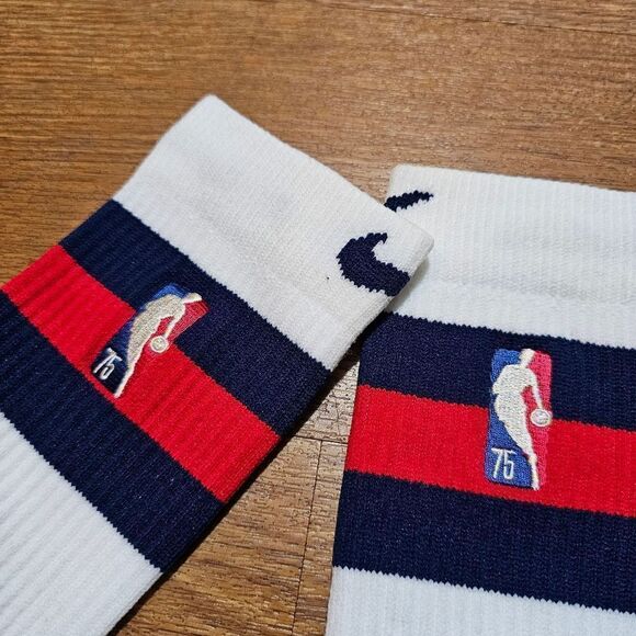Nike NBA 75th Anniversary United States USA Basketball Socks Team Issued Large L - Picture 2 of 10